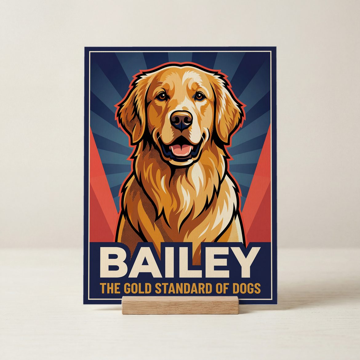 Dog portrait mockup