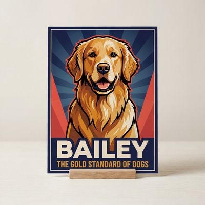 Icon Portrait Series — Golden Retriever
